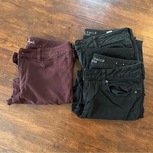 3 pair of American Eagle pants bundle